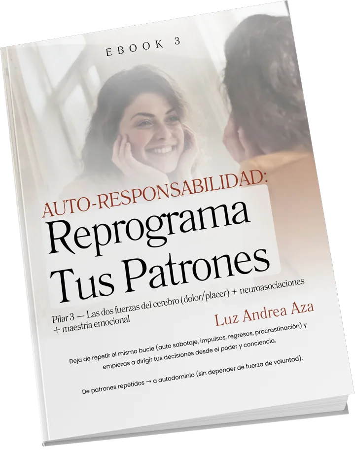 Portada del Ebook 3: Autoresponsabilidad: Reprograma Tus Patrones